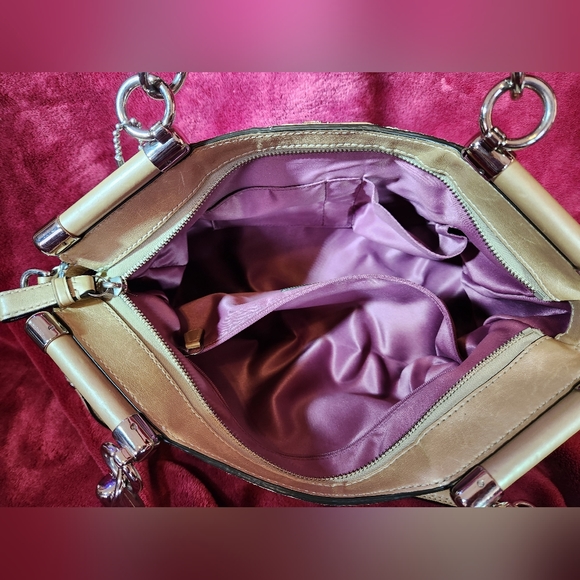 Coach Genuine Leather Python Madison Exotic Carrie Handbag F1293-21316 - Picture 5 of 8